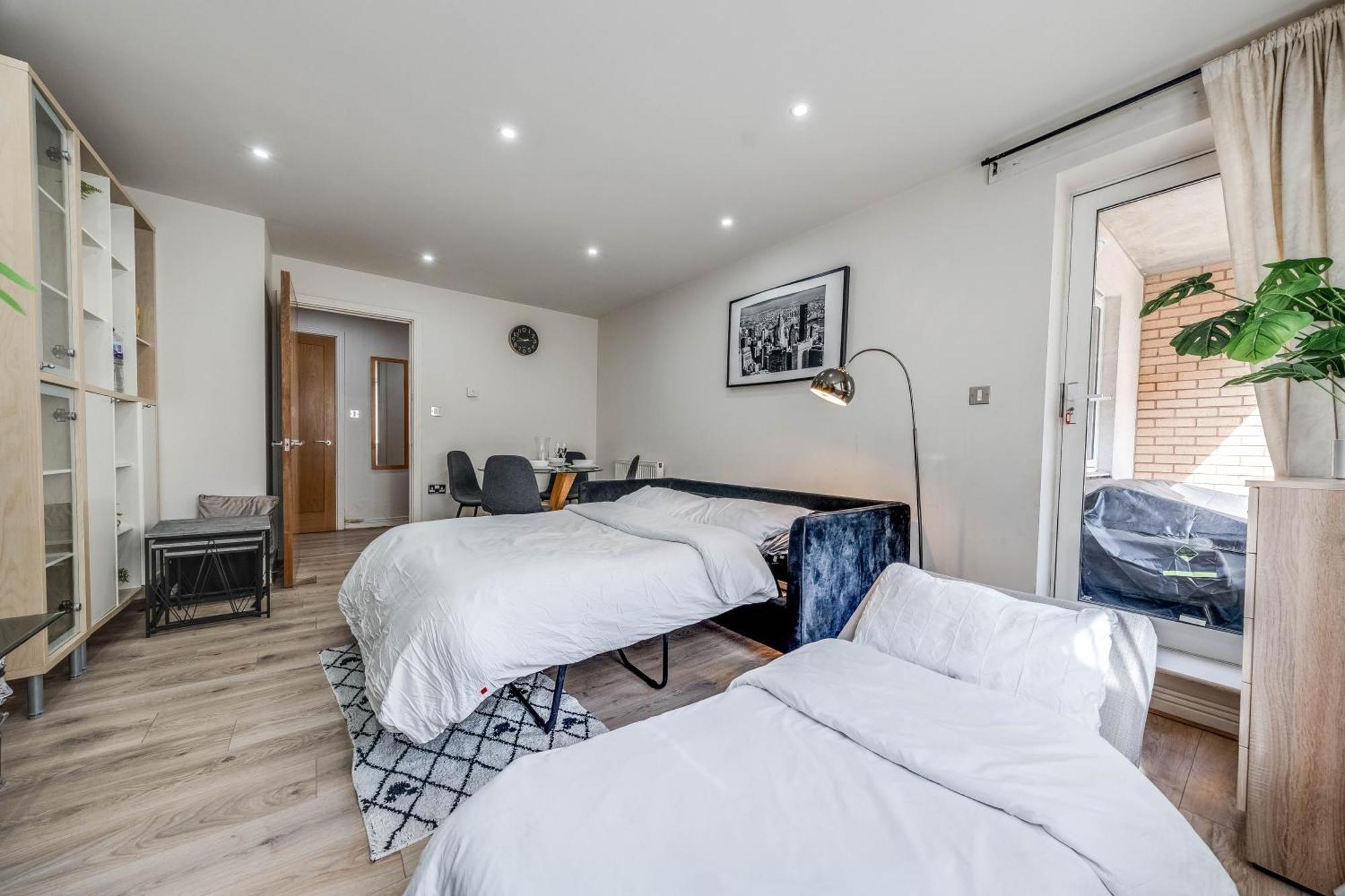Apartament Canary Wharf O2 Excel Flat With Parking & Balcony Londra